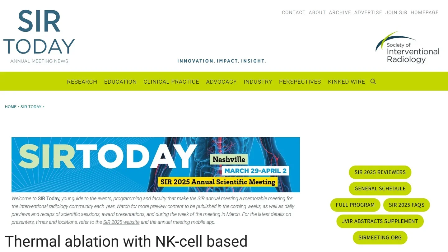 Thermal ablation with NK-cell based immunotherapy may improve HCC outcomes