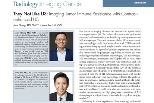 imaging cancer interview justin lee