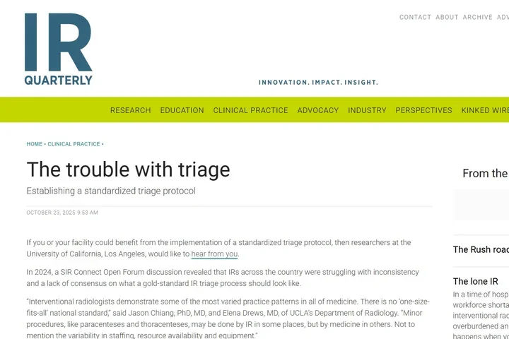 The trouble with triage
