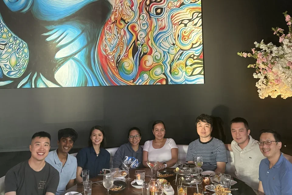 lab dinner at stk steakhouse