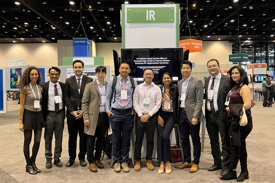 lab group photo at rsna 2023